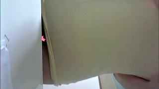 Asian slut with big tits take a hot shower