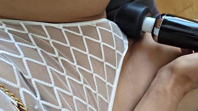 Nelly Monroe's Close-Up Lesbian Masturbation Dirty Talk