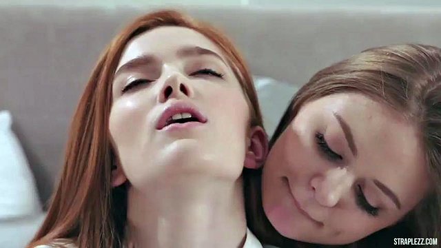 Jia Lissa & Maria Pie - Jia Gets Strapon