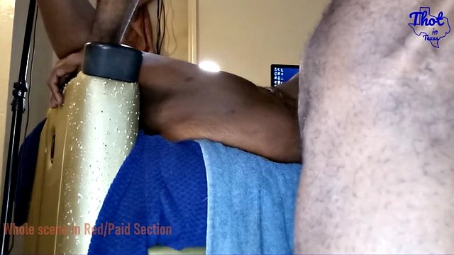 Thot in Texas - Fat Pussy BBW African American Shaved Pussy Creampie