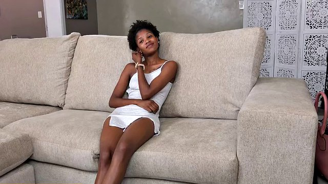 Hot African dancer rammed hard at video clip audition by hung white agent