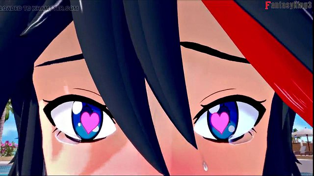 Ryuko Matoi sex on the pool - Killlakill