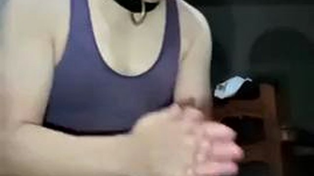 Playing with My thick dildo
