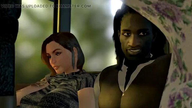 THE DUKEZ Big Booty Ms. Jiggles takes a big hard cock on the bus ride home
