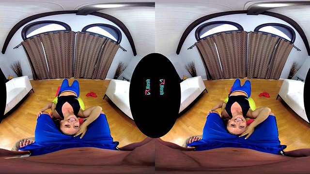 VR Aj Applegate Fitness: bunda grande, boquete e pornografia loira