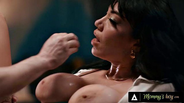 MOMMY'S BOY - Sexy Stacked MILF Little Puck Gets FISTED & DESTROYED In Her Office By Horny Coworker