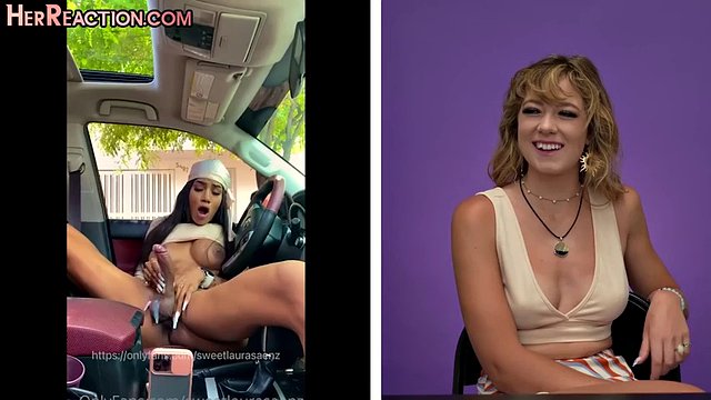 Nasty BFF female dogs watch solo shemale stroke big cock