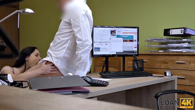 LOAN4K. Porn actress is ready to play pranks with a loan shark