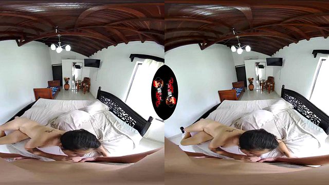 vrlatina-rey-of-sunshine_180_sbs ft. Reyes : Fellation, Cowgirl et porno missionnaire