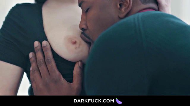 Brunette with Big Natural Tits Takes Hardcore BBC Pounding