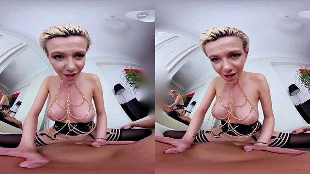 Blonde  Milf: Blowjob, Doggy & Big Tits VR Porn