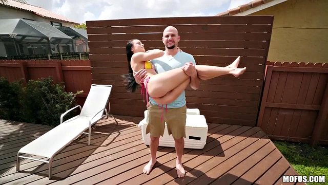 J-Mac's Massive Cock Bursts from the Cooler as Gorgeous Kylie Martin's Stunning Cur