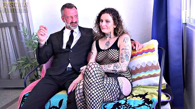 British Daddy Pascal White Pounds Tattooed Sub's Blazy Kitsune Ass