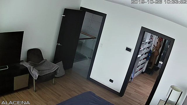 Caught on IP Cam with Brazilian Fat Ass Part 4