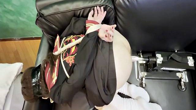 fuck machine bondage training