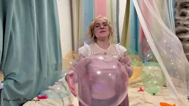 Inflate 80 balloons and then pop them all!