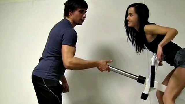 Hot pick up girl fucked in the gym