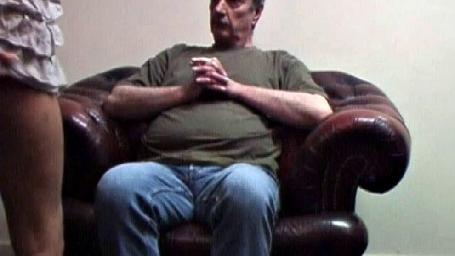 she is spanked and slippered otk by daddy