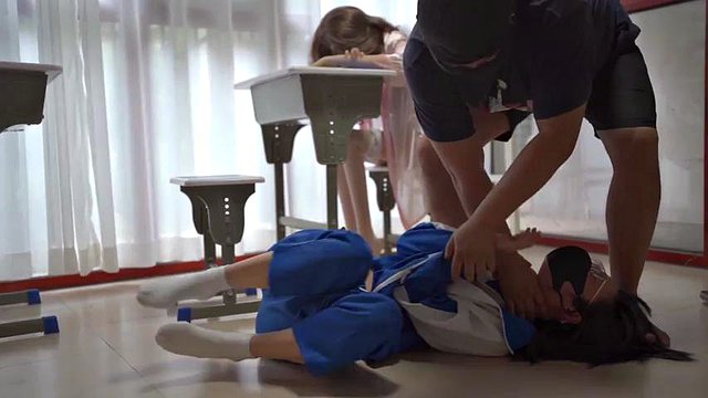 chinese tickle in white socks