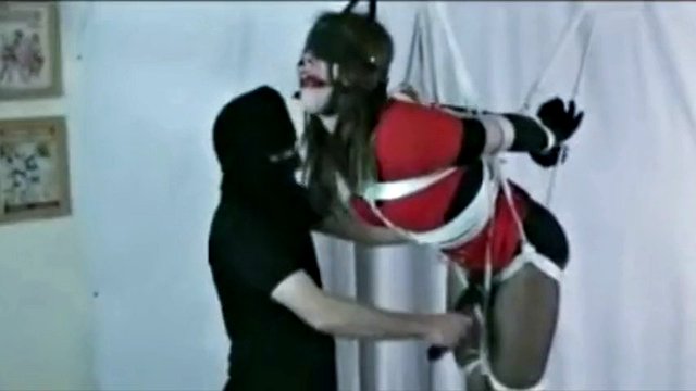 Crossdresser in Bondage and played - Nina Jay