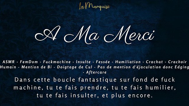 Porno audio francese | Sei legato e scopato da una macchina per cazzo come un buon sottomesso