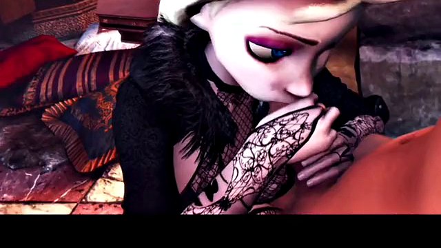 Hentai 3D - Frozen Elsa se divierte con su cuñado