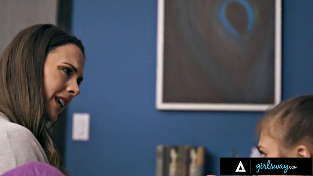 Gia Derza Simulates Illness So Her Girlfriend Alex De La Flor Sneaks In And Devours Her Pussy