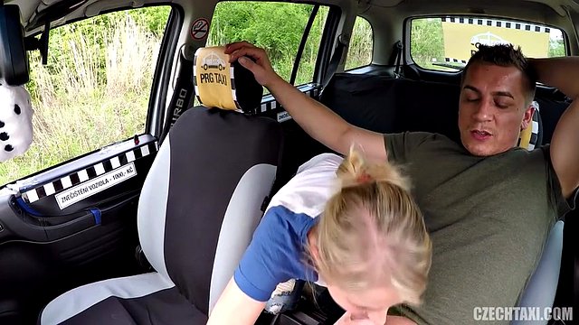 Forgetting blonde mature gets fucked in the cab