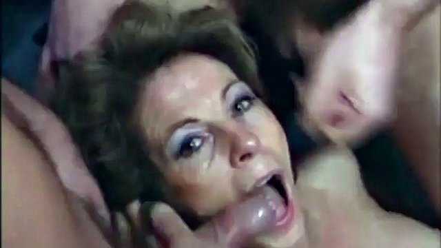 German Mature Gangbang Bukkake