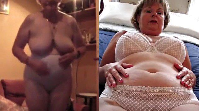 Huge Granny Tits Jerk off Challenge to the Beat 4