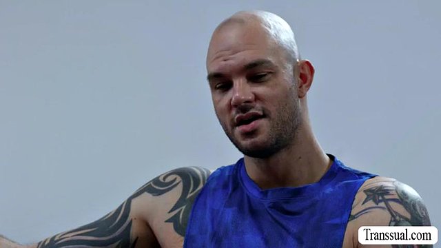 He keeps pounding my ass while we are in the gym