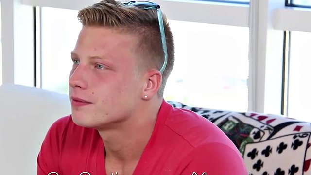 Gay casting with fresh cock sucking anal loving guy