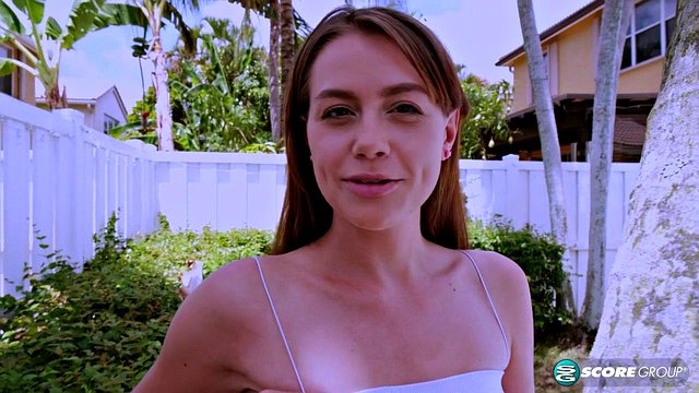 Selena Love's Poolside Lesbian Masturbation