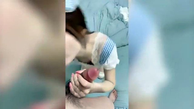 Chińska para: lodjob, amator i cipka pieprzyć porno