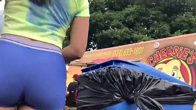 Spandex Ass Candid