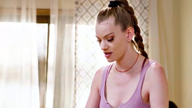 GIRLSWAY - Teen masseuse in training asks her beautiful roommate for help