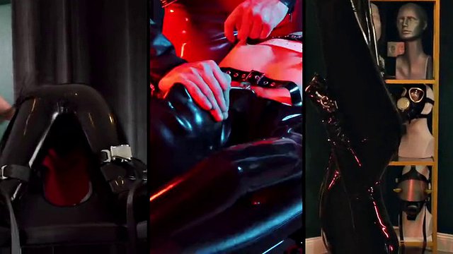 Rubber Nights: Escravo de borracha descansa profundamente em uma gaiola debaixo da cama