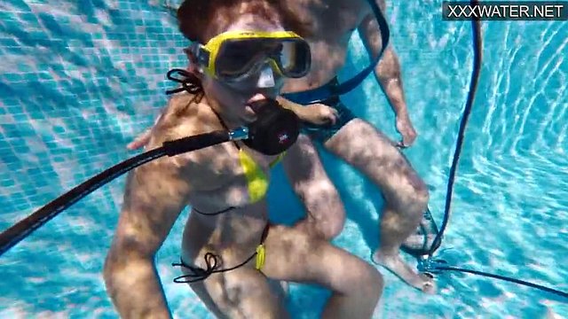 Polina sucks his soul out underwater