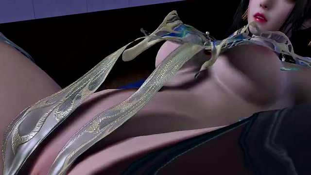 3D big boobs cheerleader got fucked in the gym