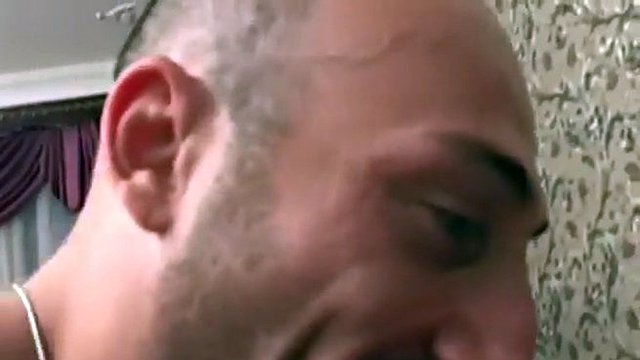 double penetration in gangbang with old whore