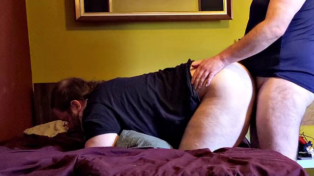 Stubble Problems - Mustache man Mr. Mustache fucks hot bear Rusty Piper and then jerks him off until he cums - cornfedMTdads