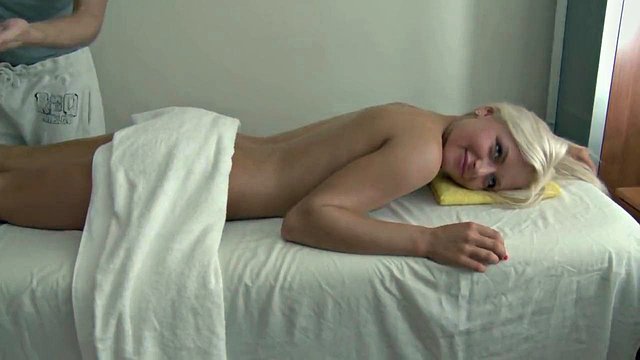 Oliver Strelly Pounds Blonde in Massage