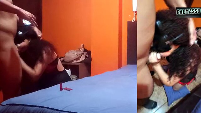 A lady who could be your mother, mature is caught on the street and ends up fucking a young stranger before going home