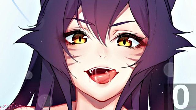 Paiur Island Pt. 2 Joi League of Legends hentai anime ahri 剎 lol [Zuricat]