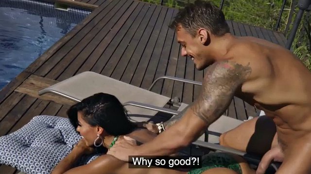 Big booty latina milf fucked outdoors