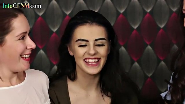 CFNM classy British ladies give BJ in femdom group action