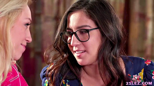 Big-Tits Brunette April O'Neil Pounds Lyra Law's Ass