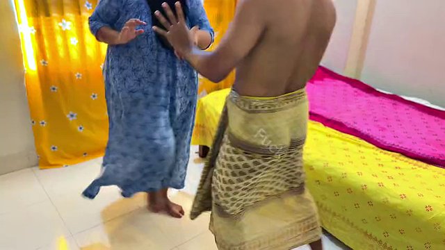Palestinian 55y Old Muslim Huge Ass & Huge Boobs Granny s Hands Tied & Fucks By Neighbor (Cumshot Inside Tight Pussy)