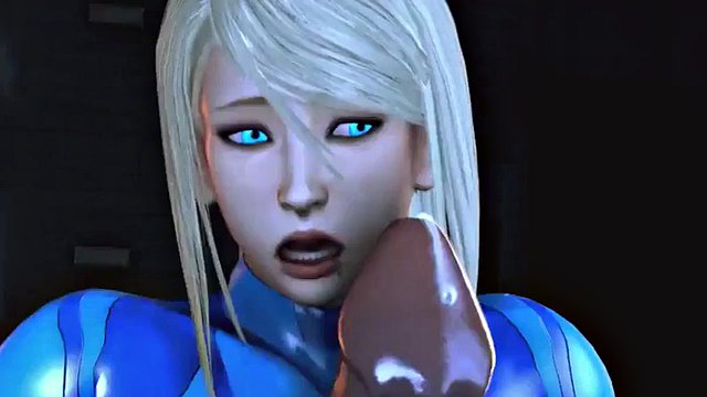 Samus Aran is fucked by a monster