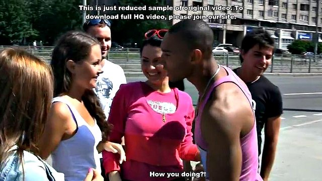 Outdoor blowjob at a picnic sex party